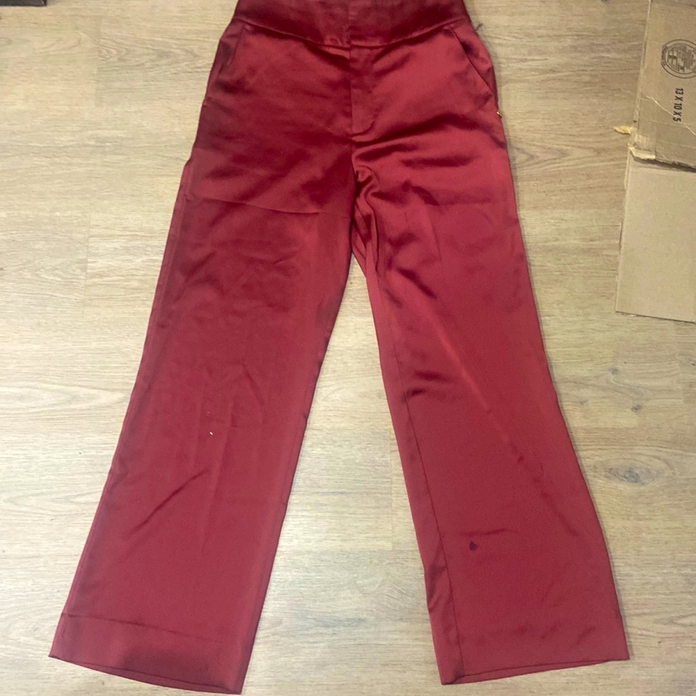 Silk pants, M